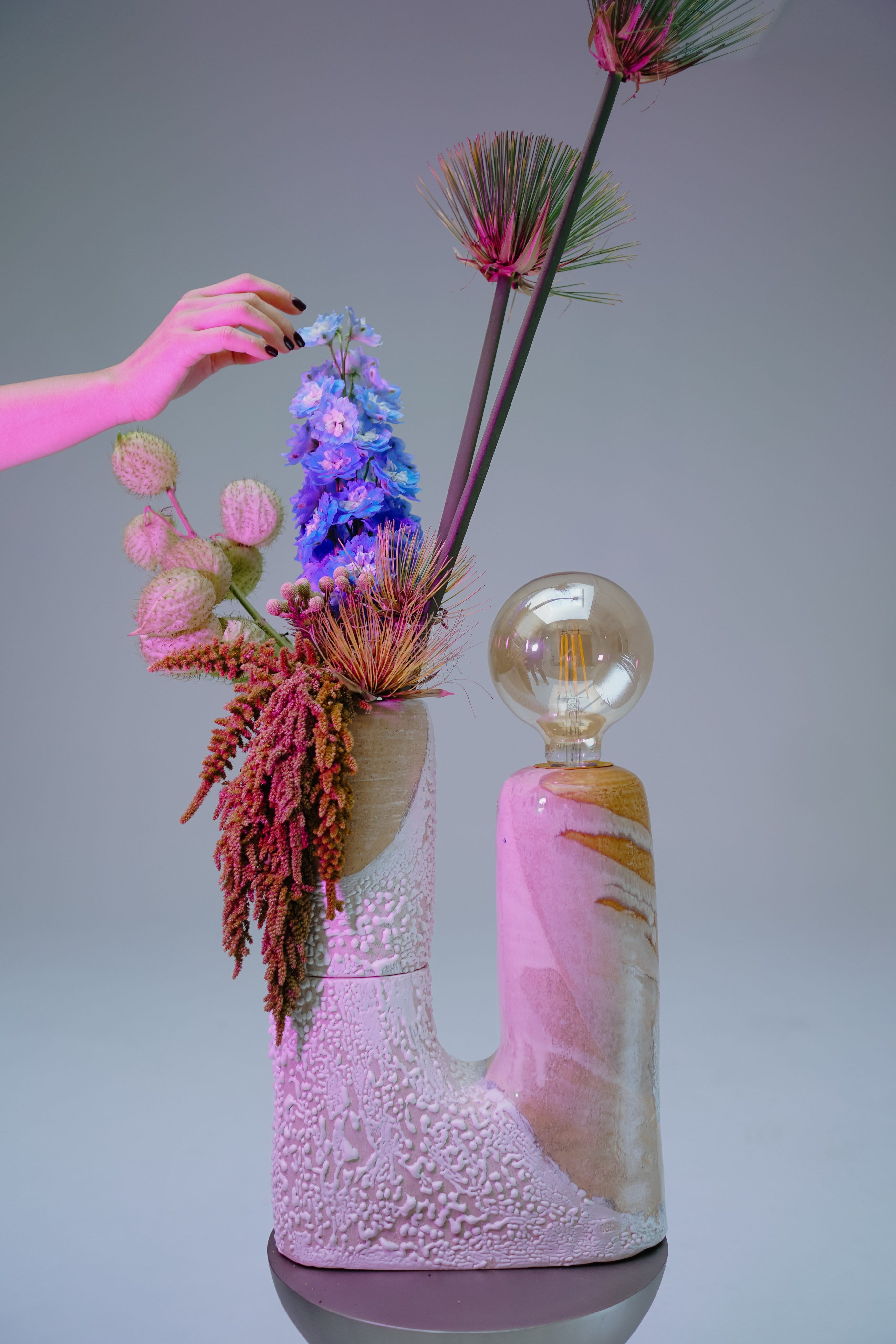 Floral Lamp Duskbloom