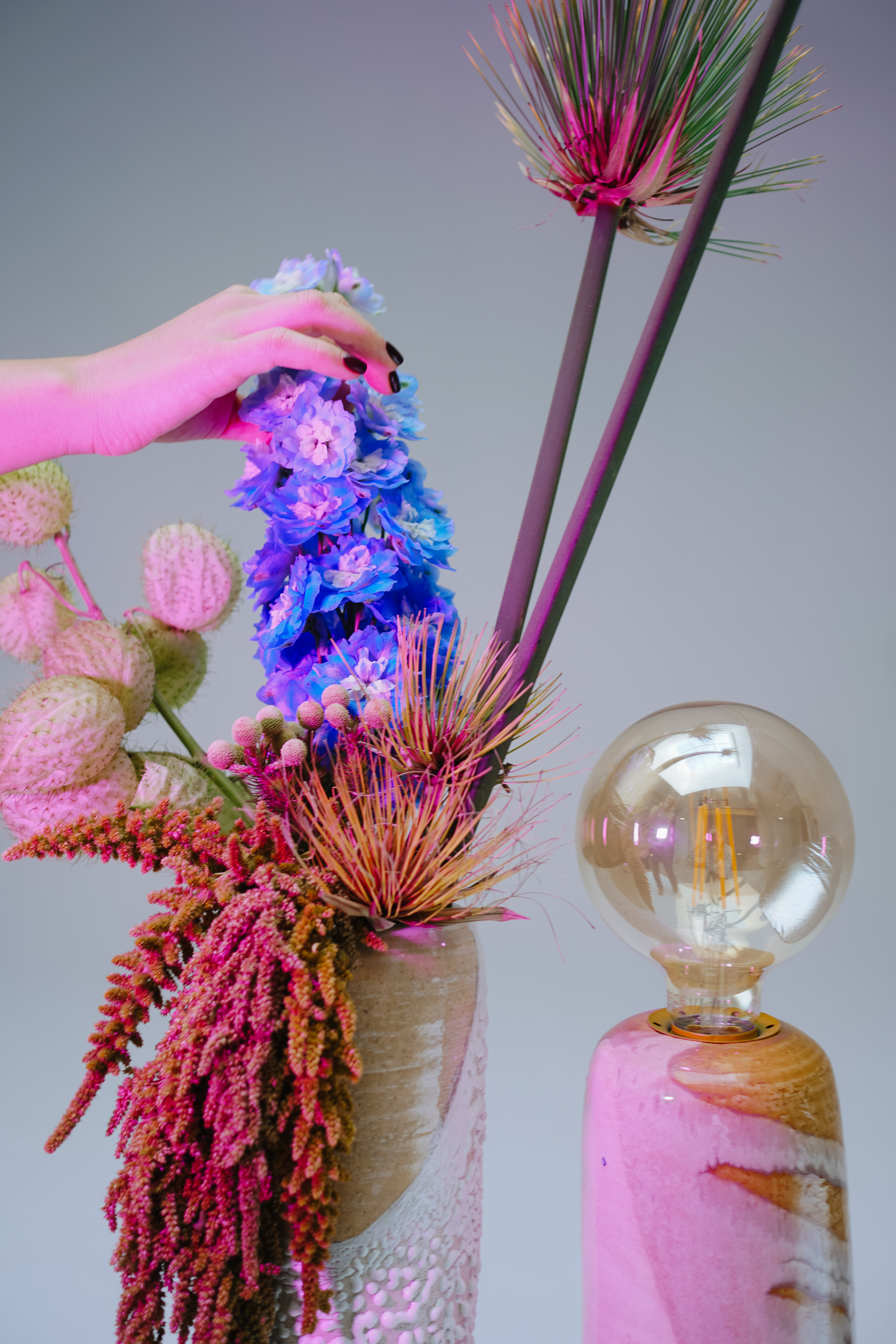 Floral Lamp Duskbloom