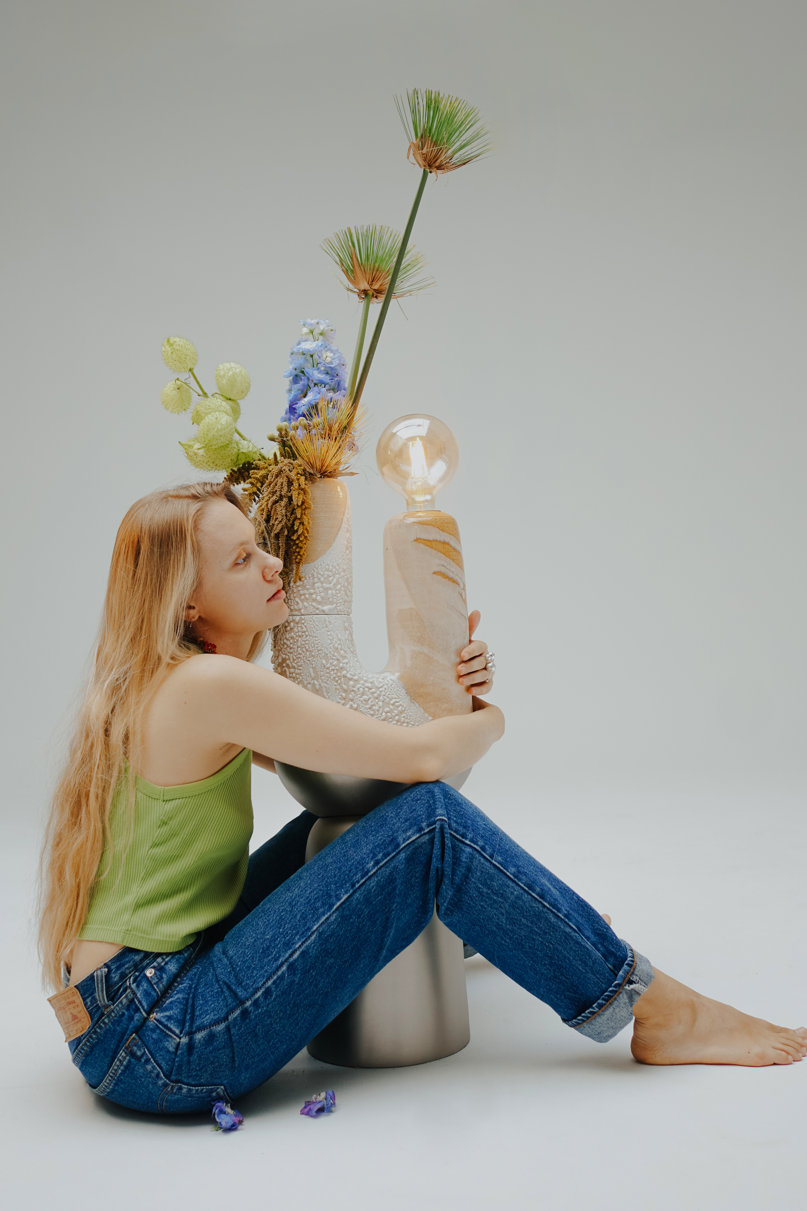 Floral Lamp Duskbloom